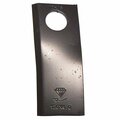 Aftermarket 527746-BH Right Hand Disc Mower Blade for Hesston 1004 1005 1006 Fits Massey Fer MOE70-0025